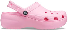Load image into Gallery viewer, Crocs Women's Classic Platform Clog, Flamingo, 7