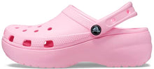 Load image into Gallery viewer, Crocs Women's Classic Platform Clog, Flamingo, 7
