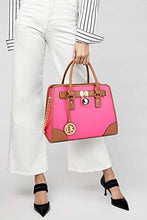 Load image into Gallery viewer, Women Designer Handbags and Purses Ladies Satchel Bags Shoulder Bags Top Handle Bags w/Matching Wallet