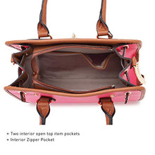 Load image into Gallery viewer, Women Designer Handbags and Purses Ladies Satchel Bags Shoulder Bags Top Handle Bags w/Matching Wallet