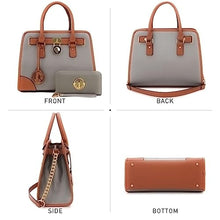 Load image into Gallery viewer, Women Designer Handbags and Purses Ladies Satchel Bags Shoulder Bags Top Handle Bags w/Matching Wallet