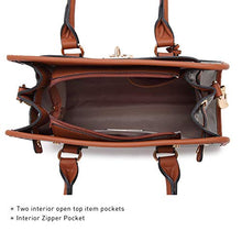 Load image into Gallery viewer, Women Designer Handbags and Purses Ladies Satchel Bags Shoulder Bags Top Handle Bags w/Matching Wallet