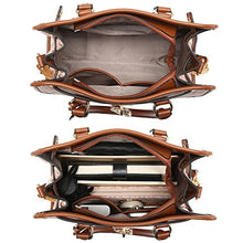 Load image into Gallery viewer, Dasein Women Handbags Top Handle Satchel Purse Shoulder Bag Hobo Bag Work Bag Set 2pcs (DS Pink)